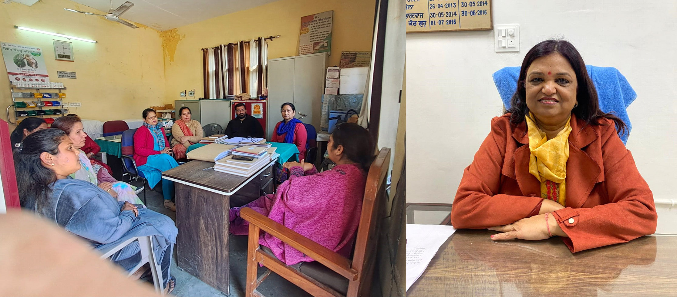 Discussion on prevention of non-communicable diseases in meetings of rural health committees